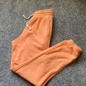 Orange urban outfitters sweatpants